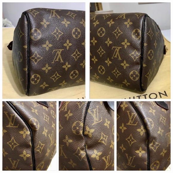 ❌❌Louis Vuitton Monogram Speedy 25 Handbag 👜Black - Picture 11 of 16